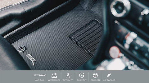 3D MATS/U-AC L1GM03301509 GMC CANYON CREW CAB 2023 KAGU BLACK
