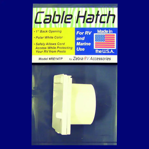 ZEBRA RV INC RE147P RECEPT. CABLE BLANC