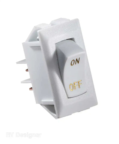 10A WHITE ROCKER SWITCH W