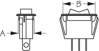 SEA DOG 420441-1 ROCKER SWITCH SP) ON/OFF