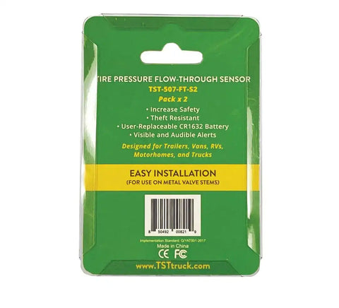2 PACK FLW-THR SNSR W/REP BATT
