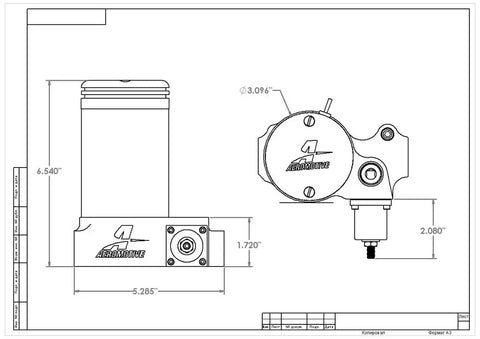 AEROMOTIVE 11202 PUMP CARBURETED