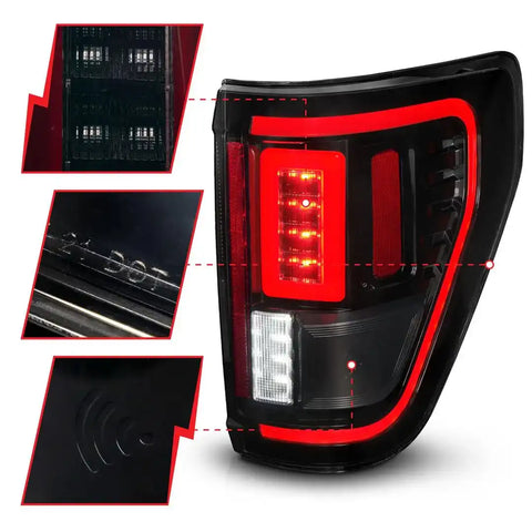 ANZO 311476 LED TAIL LIGHTS 21-23 FORD F150