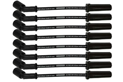 MOROSO 73745 WIRE SET BLACK 8.5MM ULTRA 40 9.75