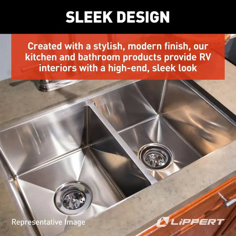 27 X 16 X 7 DBL BOWL SINK