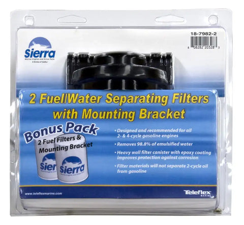 SIERRAMARINE 18-7982-2 FUEL WATER SEPARATOR FILTER W/BONUS
