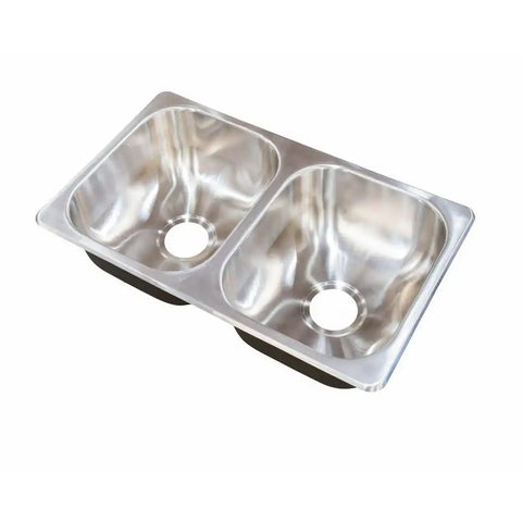 27 X 16 X 7 DBL BOWL SINK