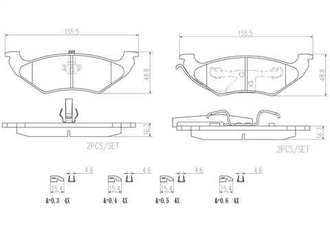 DISC BRAKE PAD SET