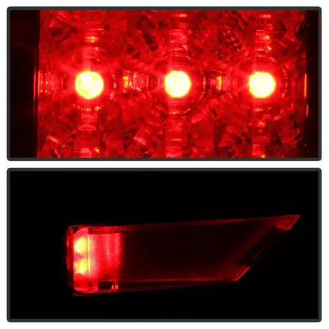 Spyder Automotive 5008374 Tail Light Assembly LED Clear Lens Black Housing Uses O