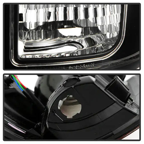 Spyder Automotive 5077530 Tail Light Assembly LED Clear Lens Black Housing