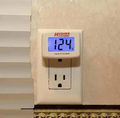 HUGHES AUTO DVM1221 DIGITAL VOLT METER
