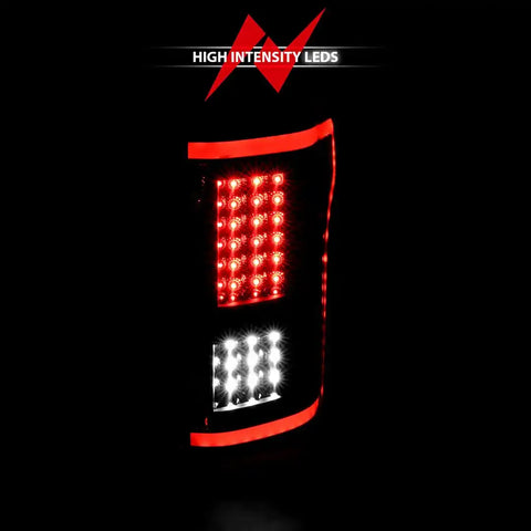 ANZO USA 311285 Tail Light Assembly LED Clear Lens Black Housing Red/ White Bulb
