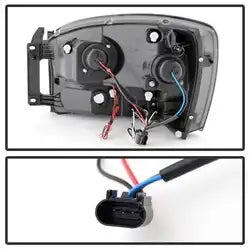Spyder Automotive 5010025 Headlight Assembly Signature Series Projector Beam With L