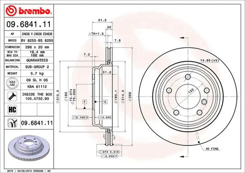 DISC BRAKE ROTOR
