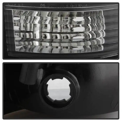 Spyder Automotive 5007896 Tail Light Assembly Uses OE Bulbs Euro Clear Lens Black