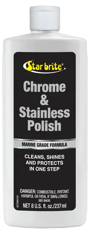 CHROME & STAINLESS POLISH 8 OZ.