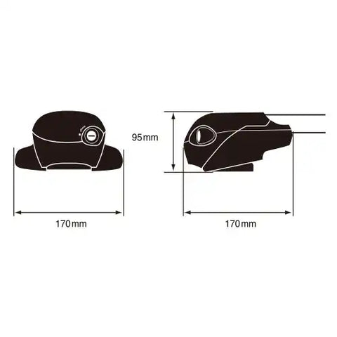INNO RACKS XS201 AERO BSE FLUSH STAY FOR SMOOTH ROOF