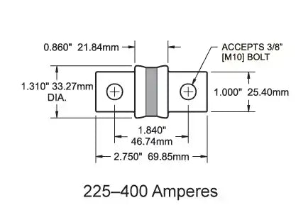 BLUE SEA 5120-BSS FUSE A3T/CLASS T 350A