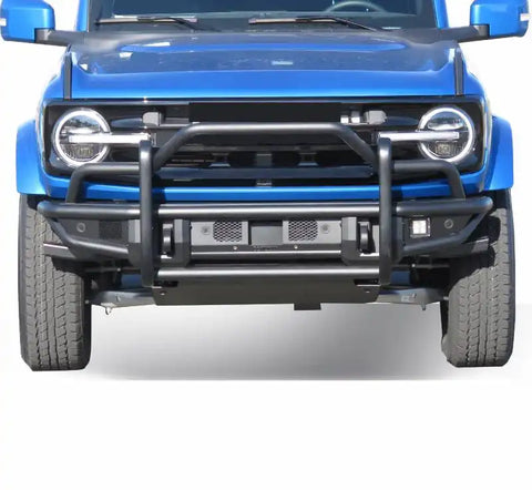 Black Horse Off Road GG-FB22 - Tubular Grille Guard Light Duty 2021-2024 Ford Bronco