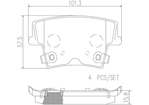 DISC BRAKE PAD SET