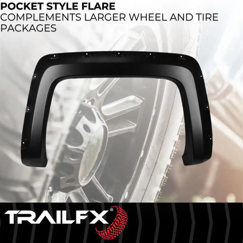 TRAILFX TFC3002S POCKET STYLE FLARE SMOOTH SET OF 4