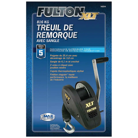 WINCH  1800 LBS.  SINGLE-SPEED W/20
