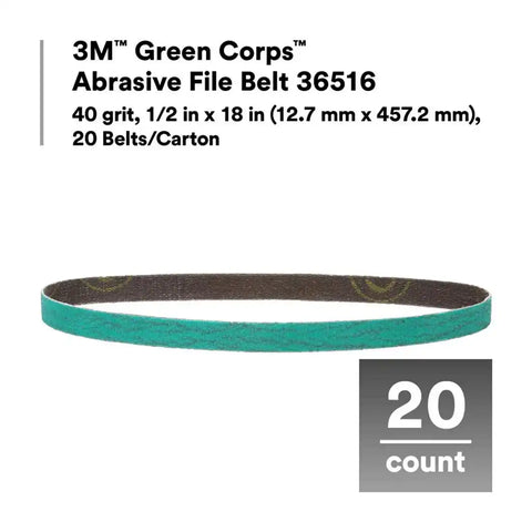 3M  GREEN CORPS  ABRASIVE FILE BELT