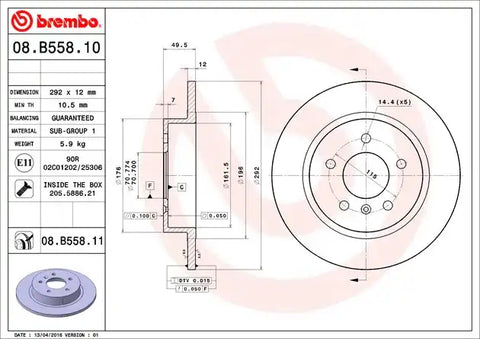 DISC BRAKE ROTOR
