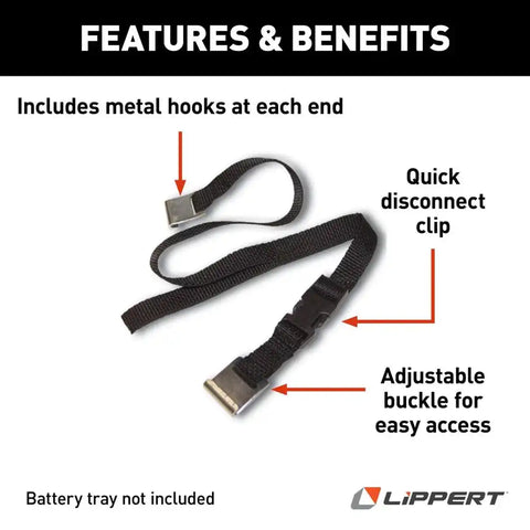 33' BATTERY TRAY STRAP