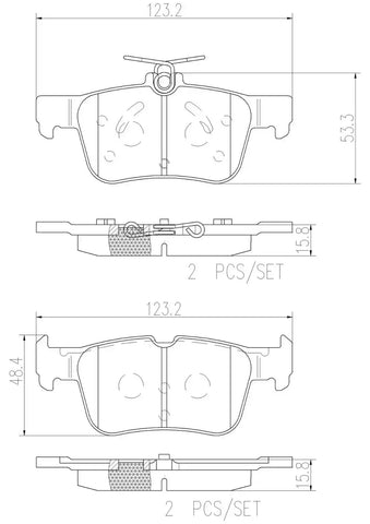 DISC BRAKE PAD SET