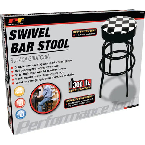 BAR STOOL CHECKERED