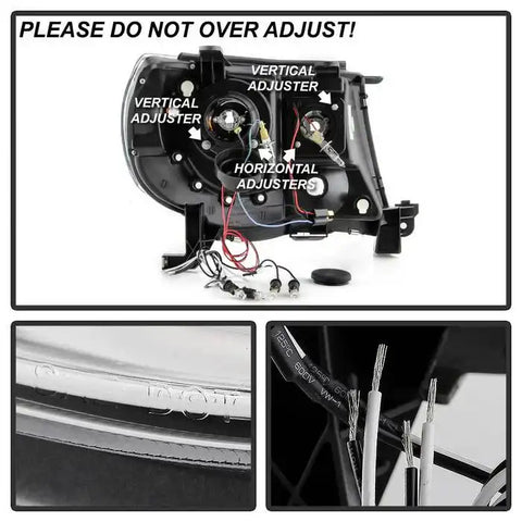 Spyder Automotive 5011923 Headlight Assembly Signature Series Projector Beam With L