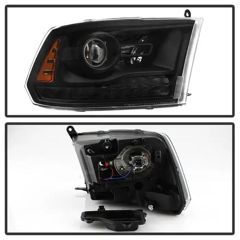 SPYDER 9040238 13-17 RAM HALOGEN PROJ HDLGHTS BLK 13 -24 RAM 1500 CLASSIC