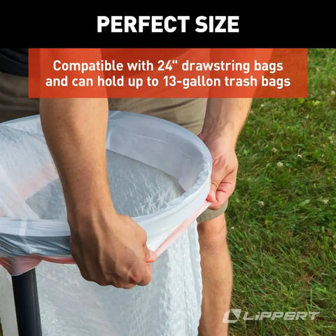 COLLAPSIBLE TRASH BAG HOLDER