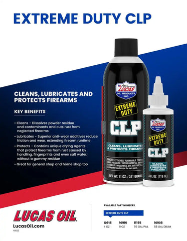 LUCAS OIL 10916 EXTREME DUTY CLP AEROSOL - 11 OZ -