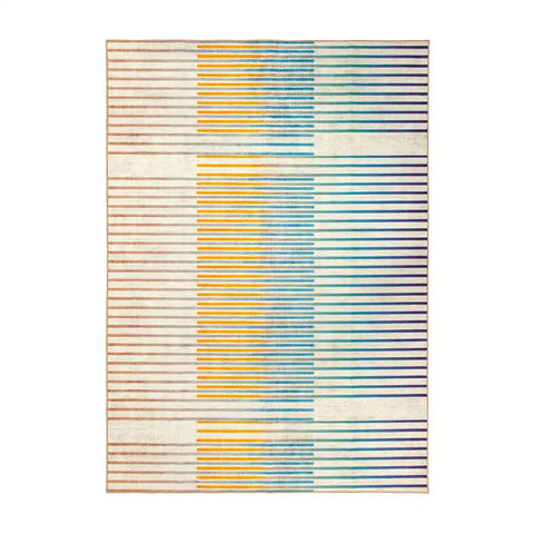 CRYSTAL ART 341601WEB FLUX STRIPED MULTICOLOR 5X7 RUG