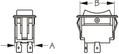SEA DOG 420251-1 ROCKER SWITCH SP) ILLUMINATED