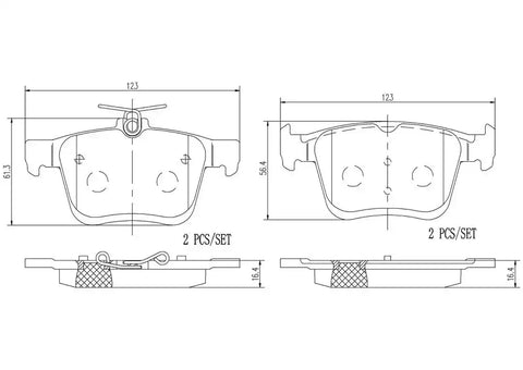 DISC BRAKE PAD SET