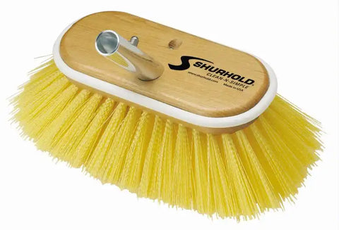 SHURHOLD IND 955 6' DECK BRUSH MEDIUM YELLOW POLY