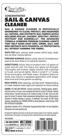 SAIL & CANVAS CLEANER 16 OZ.