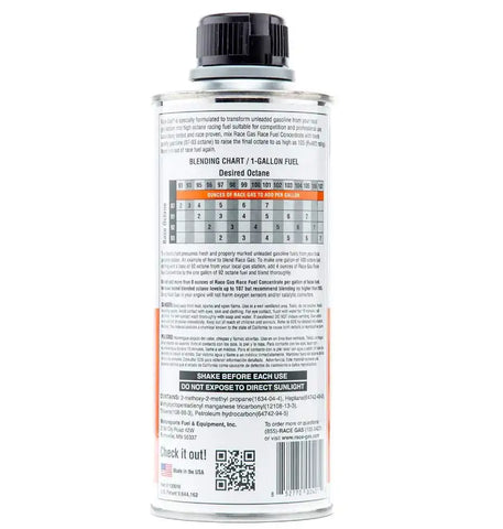 RACEGAS 16 OZ PREM RACE FUEL CNCTRT