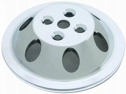 RACING POWER R9478POL POLISHED ALUMINUM SB CHEVY V8 SINGL