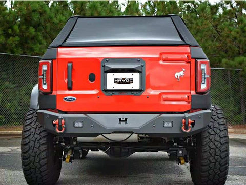 Havoc Offroad HFB-05-009 License Plate Relocation Kit Relocates License Plate To OEM