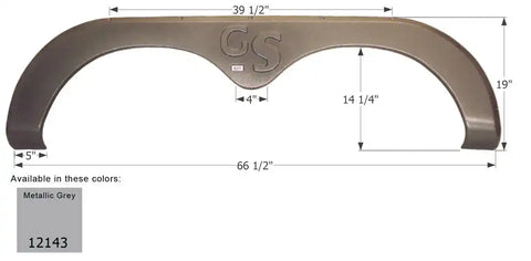 ICON 12143 FENDER SKIRT TANDEM