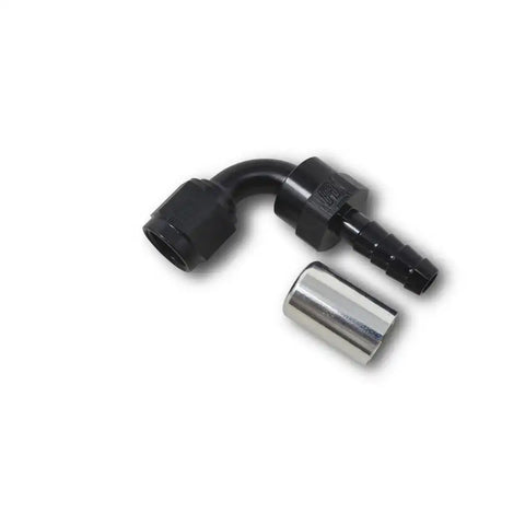 H END CRMP 8 90 BLK SLV