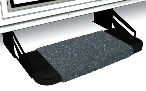 WRAP STEP RUG STONE GRAY