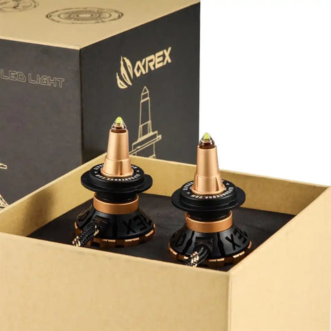 ALPHAREX USA 110012 BLACK AMMO PANORAMIC BULD H11 PAIR