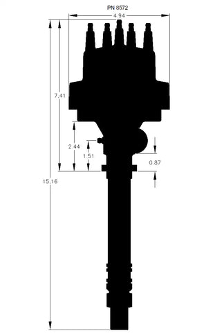 MSD CO. 8572 DIST CORV V8