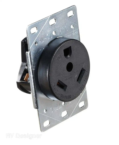 30 AMP FLUSH RECEPTACLE