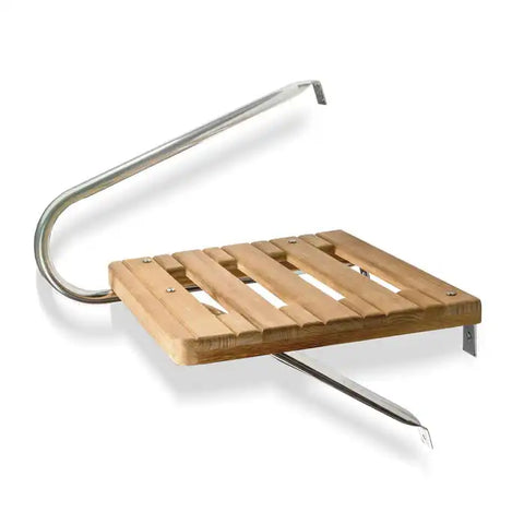 WHITECAP IND 60900 TEAK SWIM PLATFORM-OUTBOARD W/HARDW